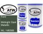 Preview: Ford, Midnight Opal Metallic, WL / M6566: 500ml Lackdose + 500ml Klarlack + 250ml Härter - Set, von ATW Autoteile West.